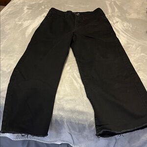 Oat Black Cropped Jeans